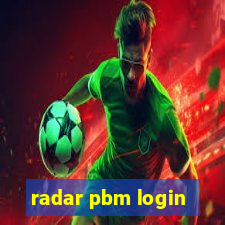 radar pbm login